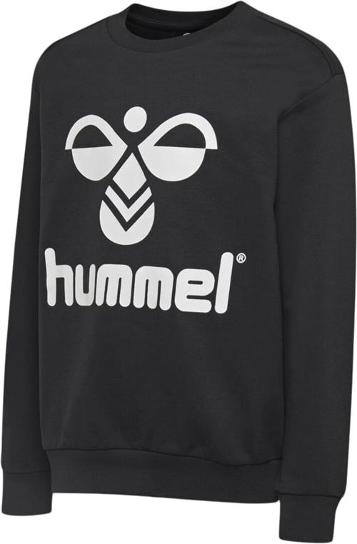 Hummel Hmldos Sweatshirt Str 8 år / 128 cm - Sort Sweatshirts hos Magasin