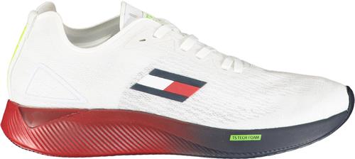 Tommy Hilfiger Sport Jacquard Sneakers Mand Hvid Sneakers Str 42.5 - hos Magasin