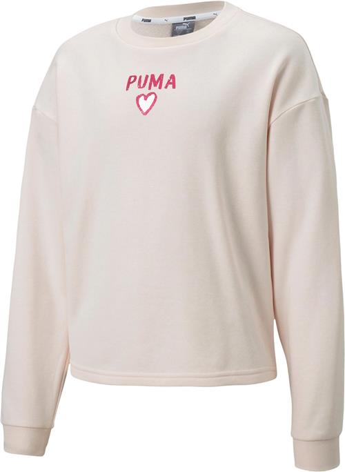 Se Puma Alpha Crew Sweatshirt 128 - Sweatshirts & Hættetrøjer hos Magasin ved Magasin