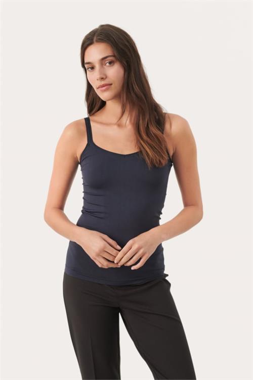 Se Part Two Hyddapw TO Kvinde Dark Navy Tanktoppe Slim Fit Str L / XL - hos Magasin ved Magasin