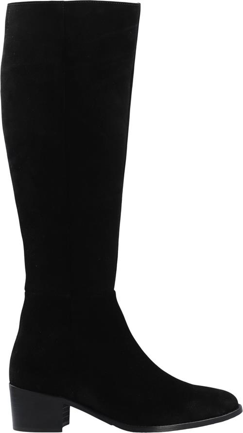 Bianco Biacarol Knee High Boot Suede Kvinde Black Langskaftede Støvler Str 41 - hos Magasin