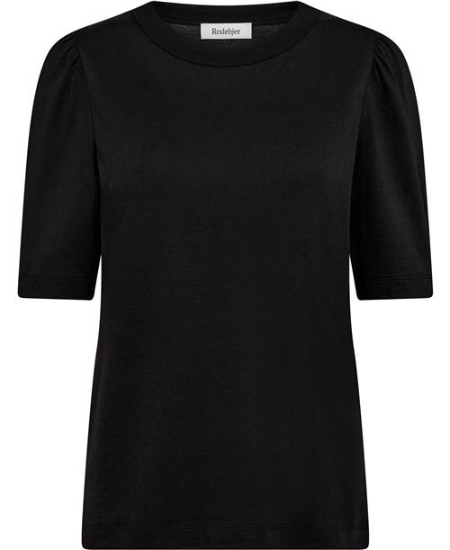 Rodebjer Rodebjer Dory Kvinde Black Kortærmede T-shirts Str S - hos Magasin