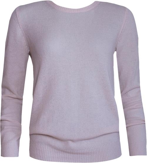 Se SPARKZ Copenhagen Pure Cashmere Oneck Pullover Kvinde Pale Blush Sweaters Str XS Cashmere - hos Magasin ved Magasin