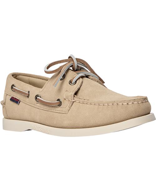 Sebago Portland Flesh Out W Kvinde 906 - Beige Camel Snøresko Str 8 (38,5) - hos Magasin