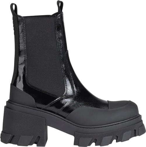 Se Ganni S1897 Mid Chelsea Støvle med hæl Kvinde Black Chelsea Boots Str 41 - hos Magasin ved Magasin