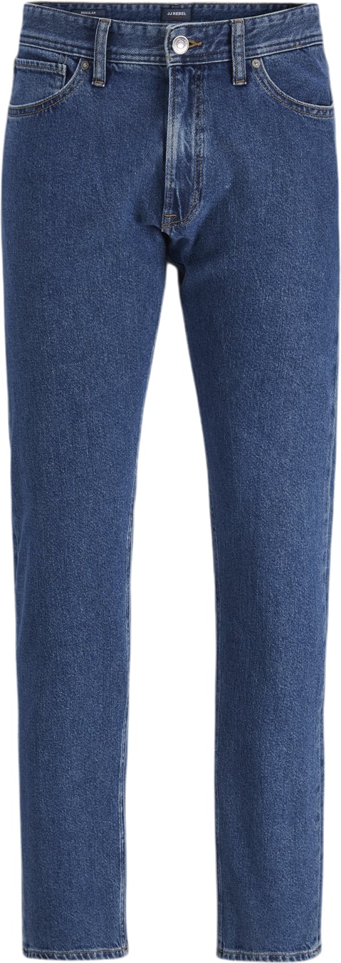 Se JJ-REBEL Jrebryan Jjcraft MF 635 Noos Mand Blue Denim Jeans Relaxed Fit Str "34/""36" - Denim hos Magasin ved Magasin