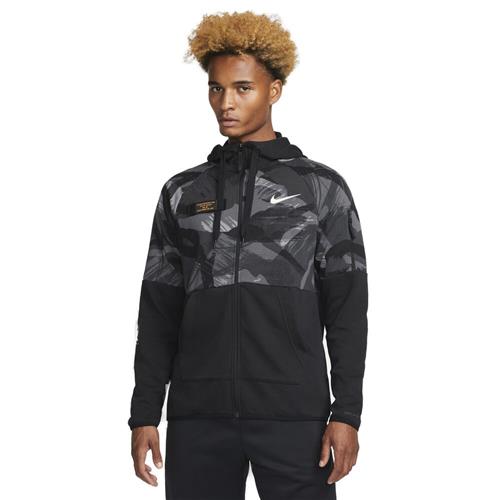 Se Nike Dri Fit Fleece Camo Traeningoje L - Hættetrøjer hos Magasin ved Magasin