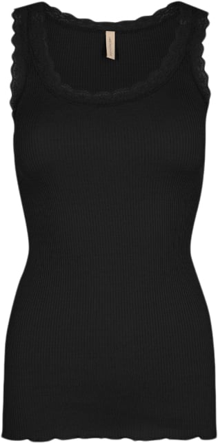 soyaconcept Scsarona 1 Top Sort Kvinde 9999 Sort Tanktoppe Str L - Silke hos Magasin