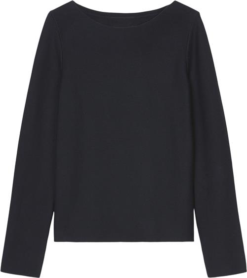 Se Marc O’Polo Pullover, Longsleeve, Roundneck Kvinde Deep Blue Sea Sweaters Str XS - hos Magasin ved Magasin