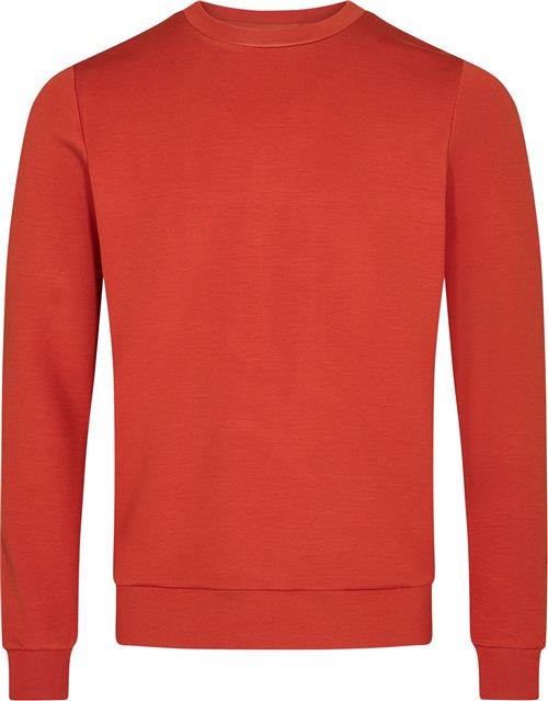 Se Mos Mosh Gallery Mmgabel Crew Neck Sweat Mand Burned Orange Sweatshirts Str L - Viskose hos Magasin ved Magasin