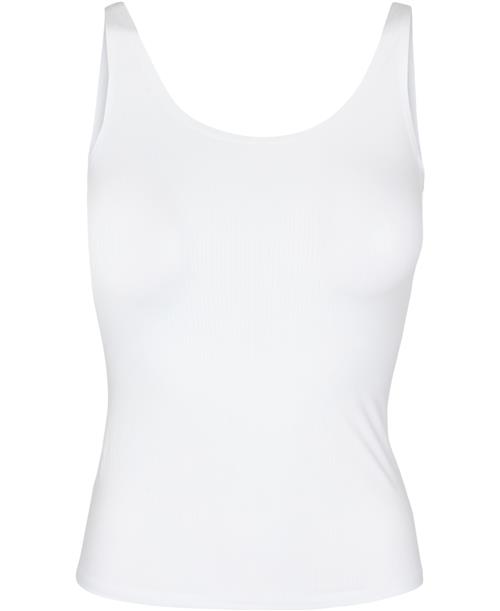 Se Wolford Beauty Cotton Top Kvinde Pearl Tanktoppe Str L - hos Magasin ved Magasin