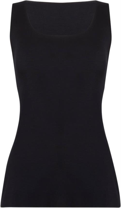 Wolford Aurora Pure Top Kvinde Sort Tanktoppe Str L - hos Magasin