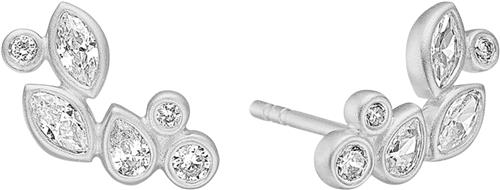 Se Julie Sandlau Treasure Earring Rhodium One size - Ørestikker hos Magasin ved Magasin