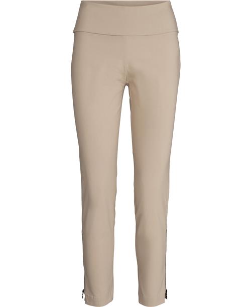 Bitte Kai Rand Magic Stretch Pants W. ZIP Kvinde Grå Bukser Med Smalle Ben Str L - hos Magasin