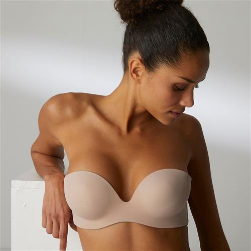 Simone Pérèle Essentiel 13V Multiposition Strapless Plunge With Removable Cookies Stropløse Bh'er Str E 80 - hos Magasin