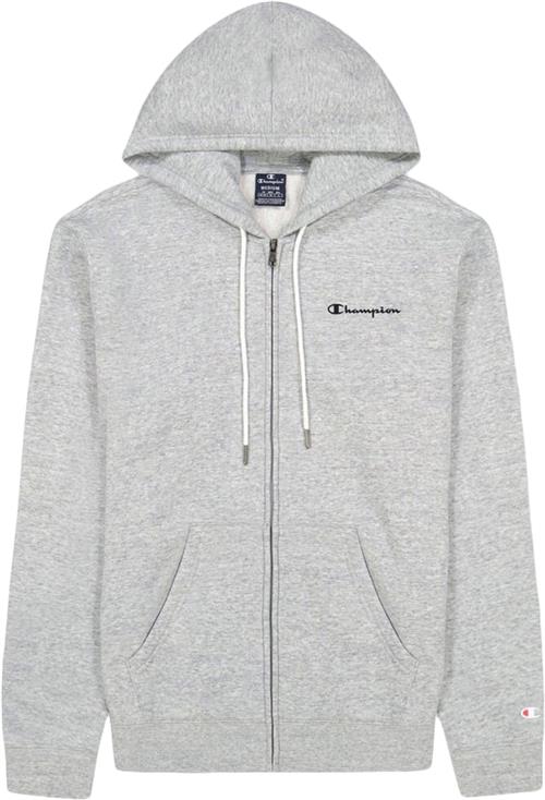 Champion Fullzip Script Logo Fleece Hættetrøje XL - Hættetrøjer hos Magasin