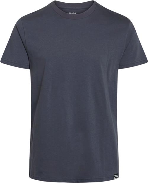 Se Mads Nørgaard - Copenhagen Organic Thor Tee Mand Dark Grey Kortærmede T-shirts Str XL - hos Magasin ved Magasin