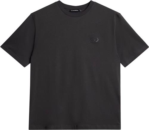 Se J. Lindeberg Hale Logo Tshirt Mand Washed Black Kortærmede T-shirts Str S - hos Magasin ved Magasin