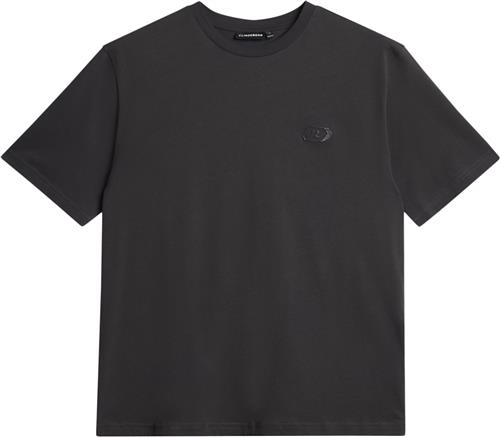 Se J. Lindeberg Hale Logo Tshirt Mand Washed Black Kortærmede T-shirts Str XXL - hos Magasin ved Magasin