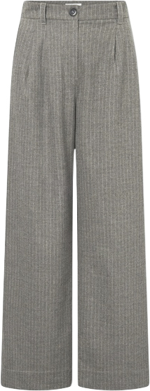 Se Nué Notes Gosta Pants Kvinde Multi Grey Stripe Bukser Str 36 - hos Magasin ved Magasin