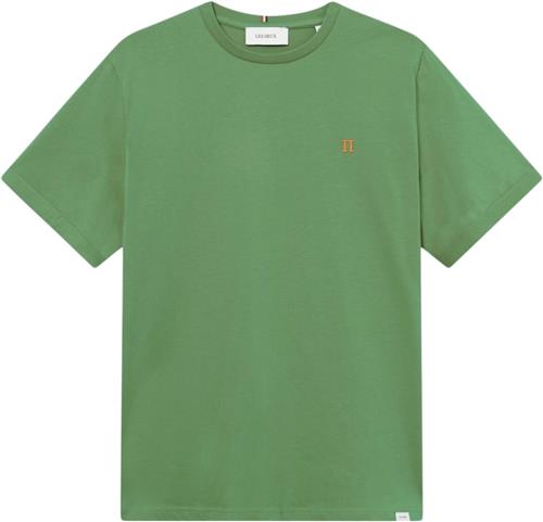 Les Deux Nørregaard Tshirt - Seasonal Mand Vintage Green/orange Kortærmede T-shirts Str L - hos Magasin