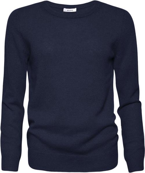 SPARKZ Copenhagen Pure Cashmere Oneck Pullover Kvinde Navy Sweaters Str XS Cashmere - hos Magasin