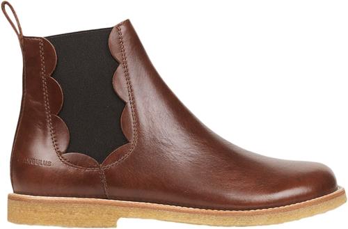 ANGULUS Chelsea Støvle Kvinde 1837/002 Brun/mørk Brun Chelsea Boots Str 38,5 - hos Magasin