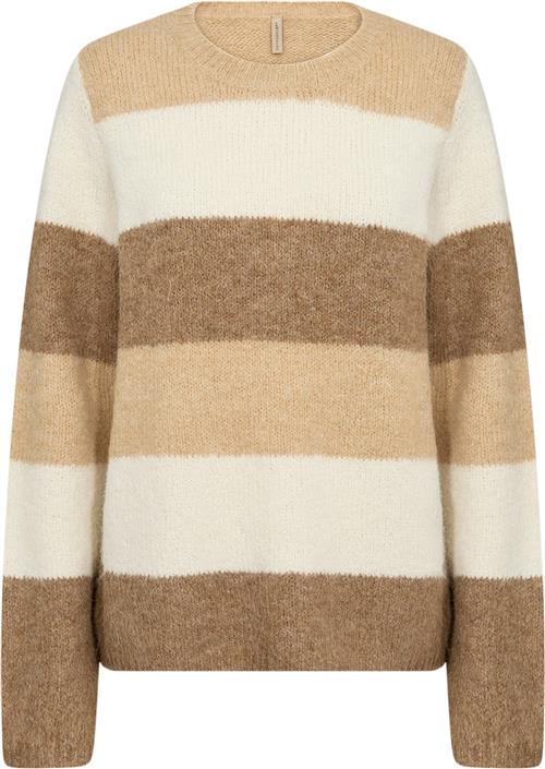 soyaconcept Scilene 1 Kvinde 98404c Desert Brown Melange C Sweaters Str S - Uld hos Magasin