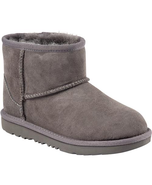 Se UGG K Classic Mini II Grey Støvler Str 35 - hos Magasin ved Magasin