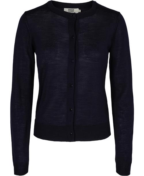 Magasin du Nord Collection Magasin Cally 1 100 Merino Kvinde Navy Sweaters Str XL Merino