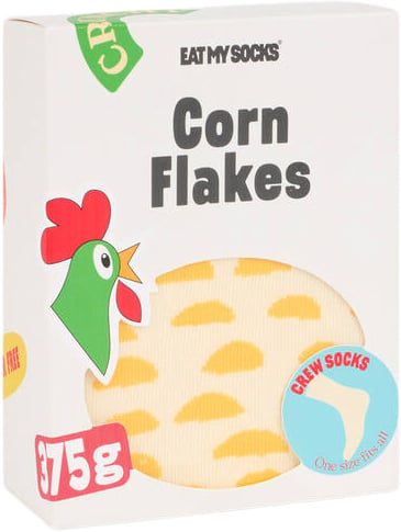 Eat My Socks Strømper Cereals, Corn Flakes Ankelstrømper - Bomuld hos Magasin