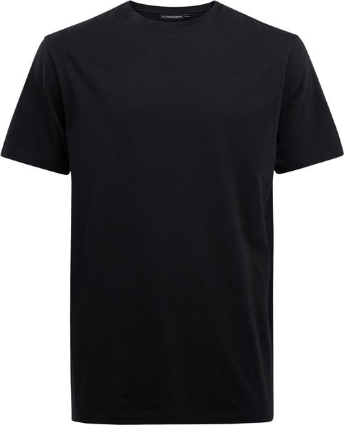 Se J. Lindeberg Sid Basic Tshirt Mand Black Kortærmede T-shirts Str XL - hos Magasin ved Magasin