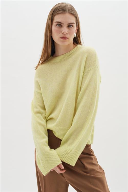 InWear Monnaiw Pullover Kvinde Lime Sorbet Sweaters Str M - hos Magasin