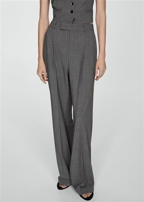 MANGO Pinstripe Suit Trousers Kvinde 92 Bukser Str 40 - hos Magasin