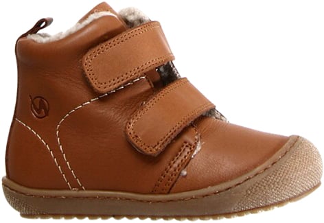 Naturino Naturino Bubble Wool Lining VL Boot Cognac Støvler Str 22 - Læder hos Magasin