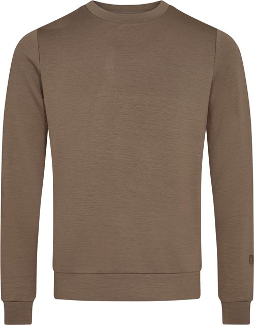 Mos Mosh Gallery Mmgabel Crew Neck Sweat Mand Warm Camel Sweatshirts Str S - Viskose hos Magasin