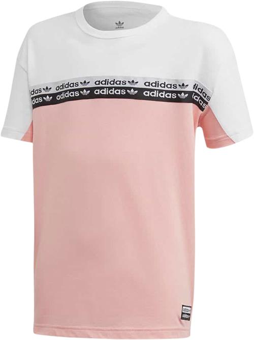 adidas Colorblock Tshirt Kids Str 164 - Pink Kortærmede T-shirts hos Magasin