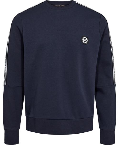 Se Michael Kors NEW Evergreen LS Crew Mand Midnight Sweatshirts Str L - hos Magasin ved Magasin