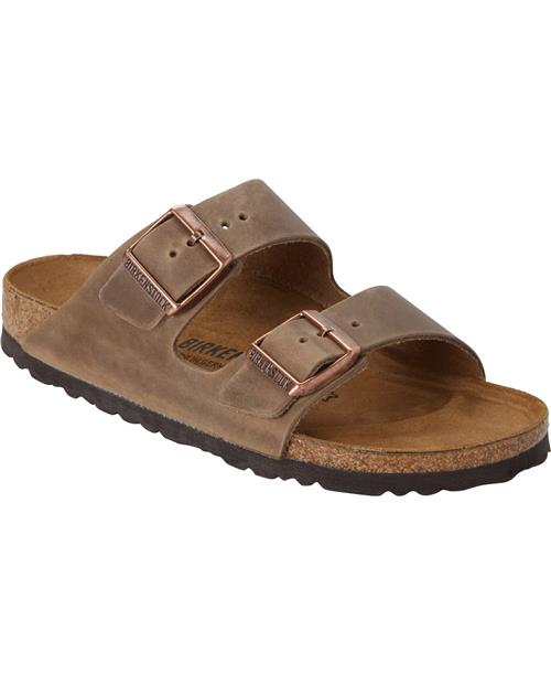 Birkenstock Arizona Sandal Kvinde Lys Brun Flade Sandaler Str 40 - hos Magasin