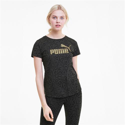 Puma Essentials+ Printed Graphic XL - Trænings T-shirts Bomuld hos Magasin