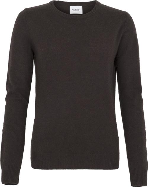 SPARKZ Copenhagen Pure Cashmere Oneck Pullover Kvinde Coffee Sweaters Str L Cashmere - hos Magasin