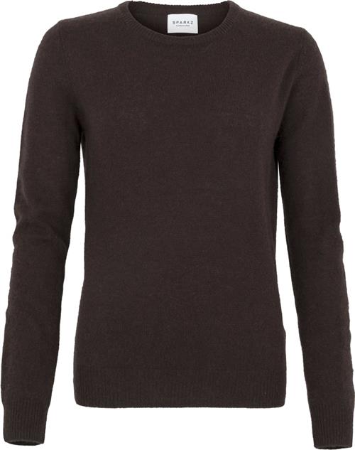 SPARKZ Copenhagen Pure Cashmere Oneck Pullover Kvinde Coffee Sweaters Str XL Cashmere - hos Magasin