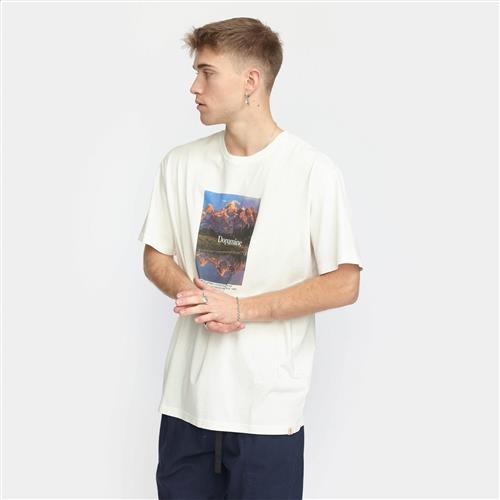 RVLT / Revolution Printed Tshirt Mand Offwhite Kortærmede T-shirts Str S - Bomuld hos Magasin