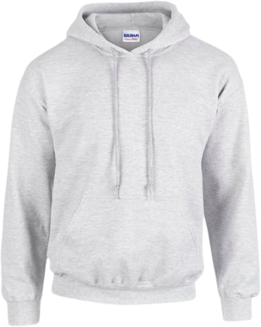 Gildan Heavy Blend Adult Hooded Sweatshirt Kvinde Ash (Heather) Hættetrøjer Str S - hos Magasin