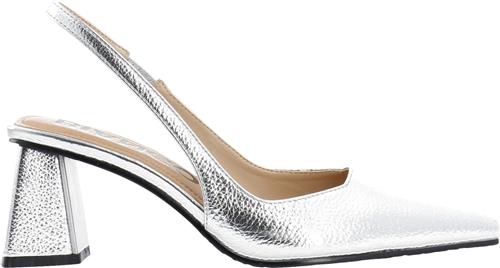 Bianco Biamaralyn Slingback Metallic Kvinde Silver Slingbacks Str 41 - hos Magasin