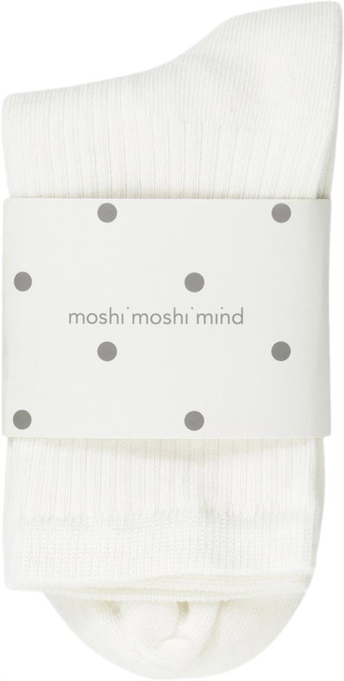 Moshi Moshi Mind Story rib Socks Ankelstrømper Str 39/41 - hos Magasin