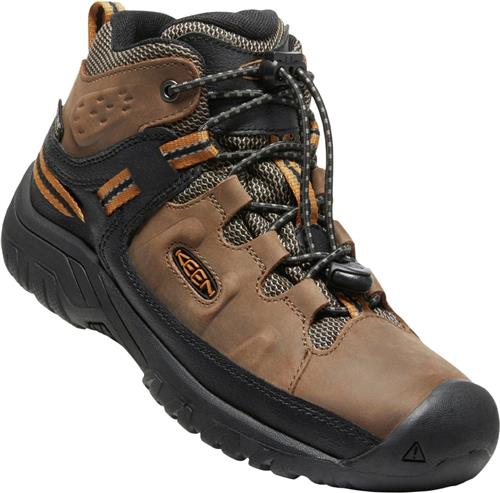 KEENkids KE Targhee MID WP Y D. Earthgold Brown D. Earth-gold Brown Støvler Str 34 - hos Magasin