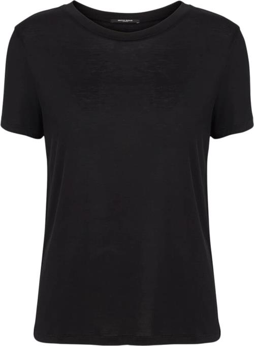 Bruuns Bazaar Katkabb ss Tshirt Kvinde Black Kortærmede T-shirts Str L - hos Magasin