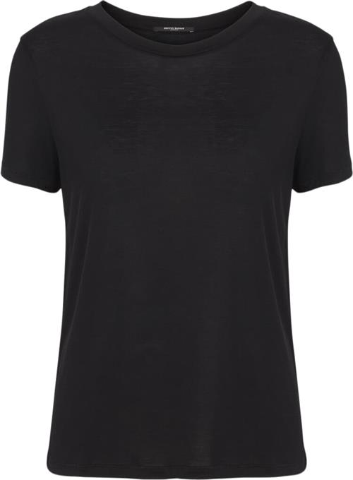 Bruuns Bazaar Katkabb ss Tshirt Kvinde Black Kortærmede T-shirts Str XS - hos Magasin