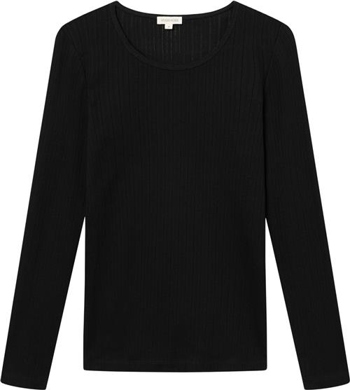 Se Studio Feder Gertrud Bluse Str S - Black Bluser Bomuld hos Magasin ved Magasin